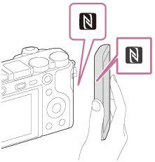 sony nfc mark location